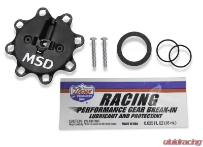 MSD Black Chevy Low-Profile Crank Trigger Distributor - 846973