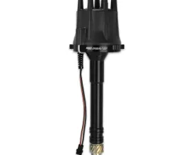 MSD Black Chevy V8 Pro-Billet Distributor w/ locked-out timing & bronze gear