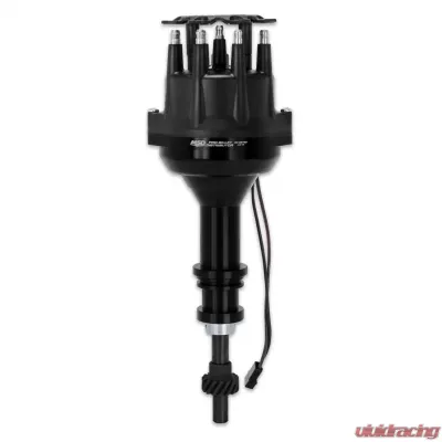 MSD Black Distributor, Ford 351W, Pro-Billet w/Steel Gear - 857831