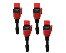 MSD Ignition Coil - Blaster Series - VW / Audi 1.8L/2.0L Engines - Red - 4-Pack
