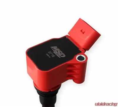 MSD Ignition Coil - Blaster Series - VW / Audi 1.8L/2.0L Engines - Red - 4-Pack - 87164