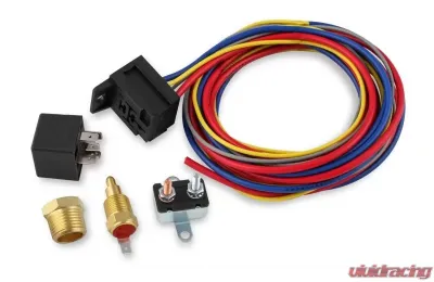 MSD Electric Fan Harn./Relay Kit 195 Deg-30A - 89616
