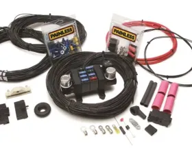 Painless Wiring Basic Customizable Nostalgia All Black Chassis Harness-17 Circuits