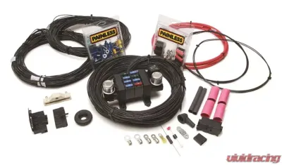 Painless Wiring Basic Customizable Nostalgia All Black Chassis Harness-17 Circuits - 10309