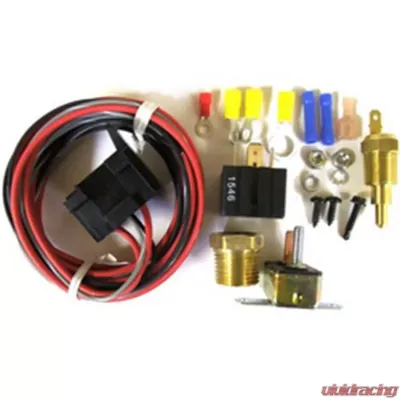 Painless Wiring Fan Relay w/thermostat (on 195; off 185) - 30102