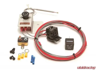 Painless Wiring Adjustable Fan Thermostat w/Relay - 30104