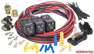 Painless Wiring Dual Activation/Dual Fan Relay Kit (on 195; off 185) - 30116