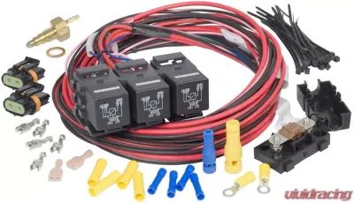 Painless Wiring GEN III; IV Truck Dual Activation/Dual Fan Relay Kit (on 205; off 190) - 30118