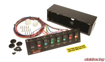 Painless Wiring 8-Switch Panel/Non-Fused/Roll Bar Mount (use w/50001) - 50202