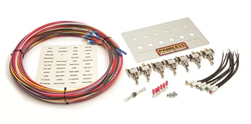 Painless Wiring Mustang Power Panel for 1987-93 (Toggle) Ford - 50421