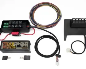 Painless Wiring Trail Rocker System Jeep Wrangler JK 2011-18 (Auto Only) Black Dash Panel Jeep Wrangler 2011-2018
