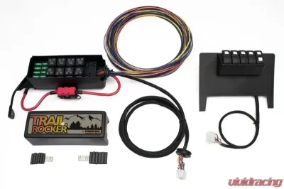 Painless Wiring Trail Rocker System Jeep Wrangler JK 2011-18 (Auto Only) Black Dash Panel Jeep Wrangler 2011-2018 - 57000
