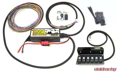 Painless Wiring Trail Rcker Systm W JK09-16w/Ovrhead6Switch Bx(W/Non-Auto Dimming Mirror Only) Jeep Wrangler 2009-2018 - 57003