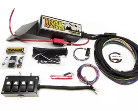 Painless Wiring Trail Rocker System Jeep CJ 1976-86 w/Underdash 4 Switch Box Jeep