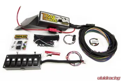 Painless Wiring Trail Rocker System Jeep CJ 1976-86 w/Underdash 6 Switch Box Jeep - 57022