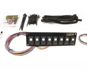 Painless Wiring Trail Rocker - 8 Switch Panel - Dash Mount