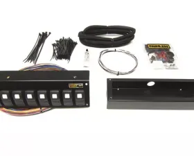 Painless Wiring Trail Rocker - 8 Switch Panel - Flange Mount