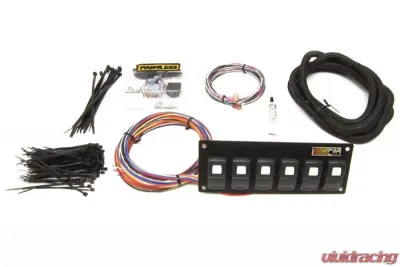 Painless Wiring Trail Rocker - 6 Switch Panel - Dash Mount - 57104