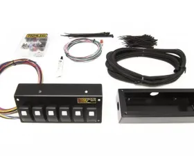 Painless Wiring Trail Rocker - 6 Switch Panel - Flange Mount