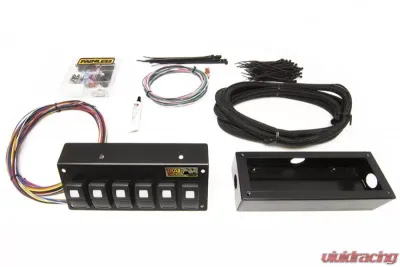 Painless Wiring Trail Rocker - 6 Switch Panel - Flange Mount - 57106