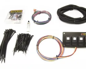 Painless Wiring Trail Rocker - 4 Switch Panel - Dash Mount