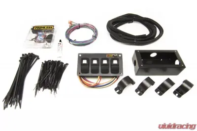 Painless Wiring Trail Rocker - 4 Switch Panel - Roll Bar Mount - 57108