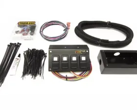 Painless Wiring Trail Rocker - 4 Switch Panel - Flange Mount