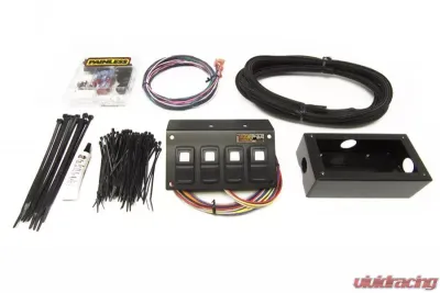 Painless Wiring Trail Rocker - 4 Switch Panel - Flange Mount - 57109