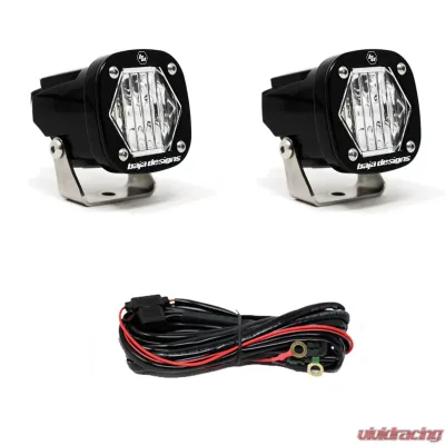 Baja Designs S1 Wide Cornering LED Light with Mounting Bracket Pair - 387805