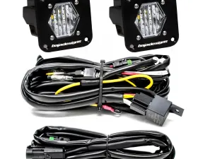 Baja Designs LED Light Pods S1 Pair Wide Cornering LED Flush Mount Backup Kit