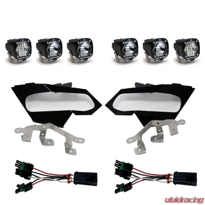 Baja Designs S1 Spot S1 W/C Headlight Kit Can-Am X3 - 447074