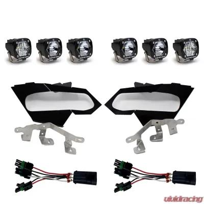 Baja Designs S1 Laser S1 W/C Headlight Kit Can-Am X3 - 447075