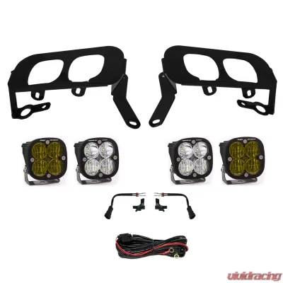Baja Designs FPK, SAE Amber W/C & Sport D/C Fog Pocket Kit Chevrolet Silverado 1500 2014-2015 - 447531