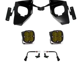 Baja Designs Amber Squadron SAE Fog Pocket Kit Chevrolet Silverado 1500 2016-2018