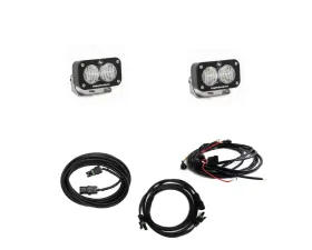 Baja Designs Dual S2 Sport W/C LED Light Kit Reverse Kit Jeep Wrangler JL 2018+