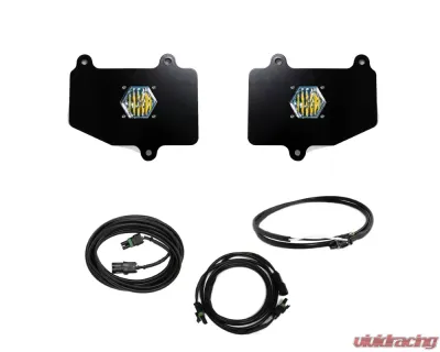 Baja Designs LED Light Dual S1 Reverse Kit w/Upfitter Jeep Wrangler JT 2018+ - 447652up