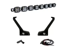 Baja Designs 8 XL Linkable Roof Bar LED Light Kit Jeep Wrangler JL/JT