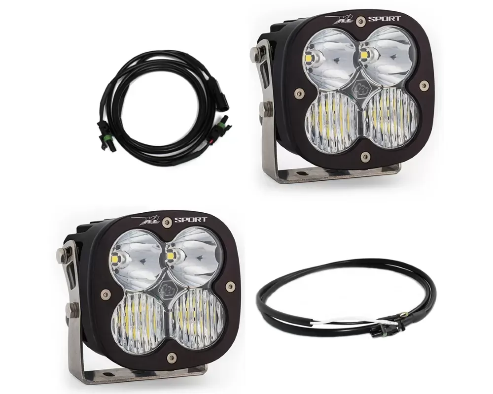 Baja Designs Steel Bumper  XL SportLED Light Kit w/Upfitter Jeep Wrangler JL/JT Rubicon - 447667up