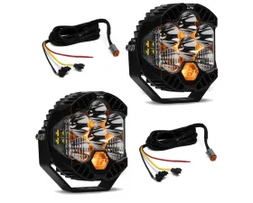 Baja Designs Steel Bumper LP6 LED Light Kit w/Upfitter Jeep Wrangler JL/JT Rubicon