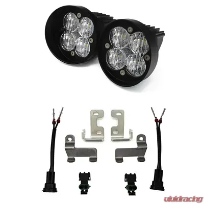 Baja Designs 12- On Rav4 Fog Pocket Kit Squadron Sport Clear Wide Cornering - 447676
