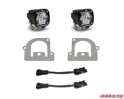 Baja Designs Clear Wide Cornering S1 Fog Light Kit Ford Bronco Sport 2021+ - 447682