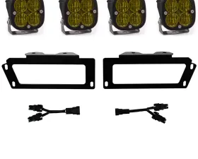 Baja Designs Amber SAE Fog Pocket Kit Ram 1500 | 2500 | 3500 2009-2018