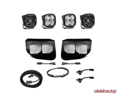 Baja Designs Dual SAE/Pro DC Fog Pocket Kit w/Upfitter Ford Super Duty 2020+ - 447736up