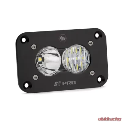Baja Designs Flush Mount Clear Lens Driving Combo Pattern S2 Pro LED Work Light - 481003