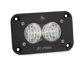Baja Designs Flush Mount Clear Lens Wide Cornering Pattern S2 Pro LED Work Light