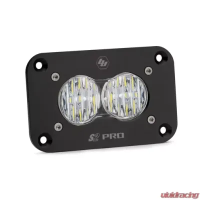 Baja Designs Flush Mount Clear Lens Wide Cornering Pattern S2 Pro LED Work Light - 481005