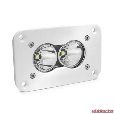 Baja Designs Flush Mount Clear Lens Work/Scene Pattern White S2 Pro LED Work Light - 481006WT