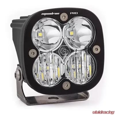 Baja Designs Black Clear Lens Driving/Combo Pattern Squadron Pro LED Light Pod - 490003