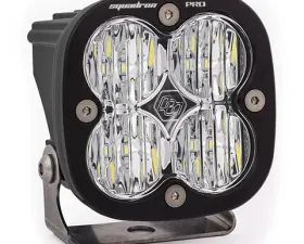 Baja Designs Black Clear Lens Wide Cornering Pattern Squadron Pro LED Light Pod