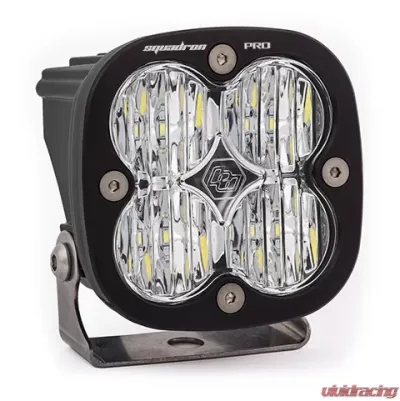 Baja Designs Black Clear Lens Wide Cornering Pattern Squadron Pro LED Light Pod - 490005